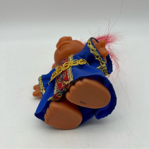 2001 Playmates Troll Company King Azul TT Totally Troll Doll 5” Hidden Message - Picture 9 of 11